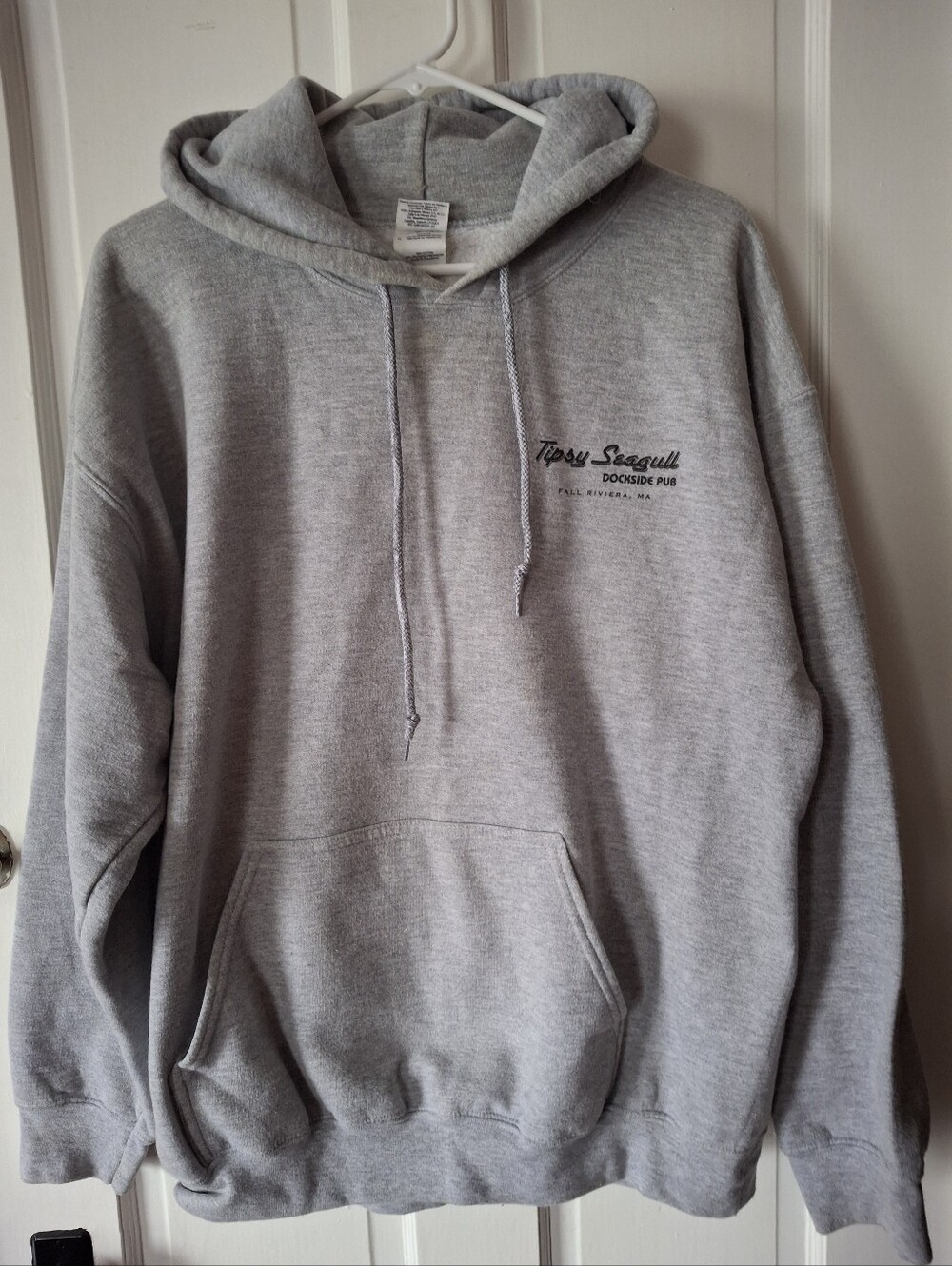 Tipsy Seagull Branded Gray Hoodie